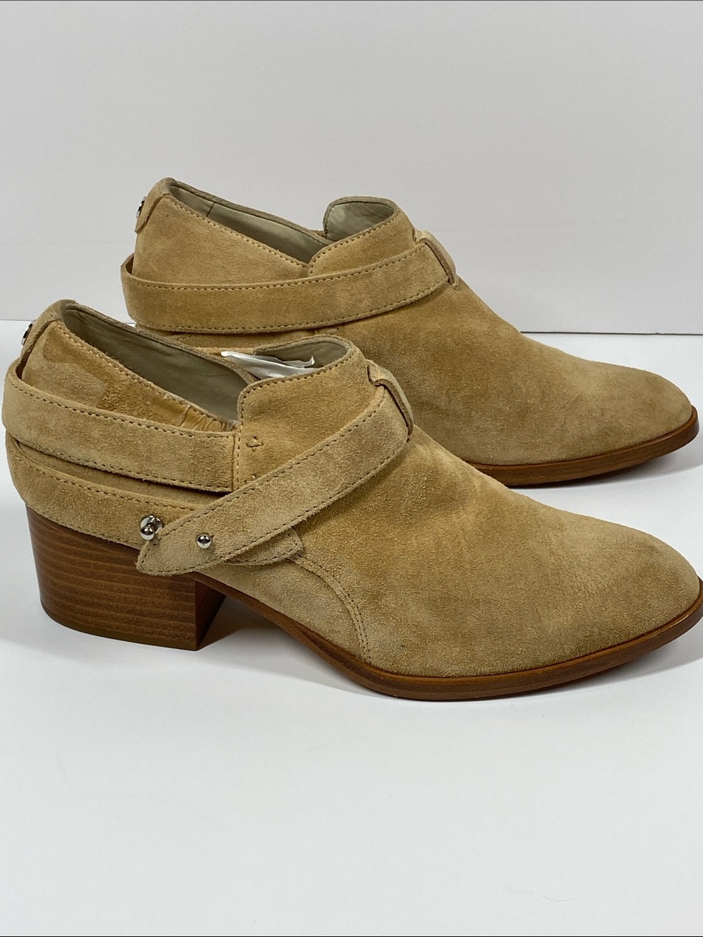 rag & bone Suede Ankle Boots in Beige